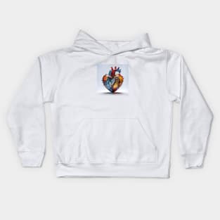 heart model Kids Hoodie